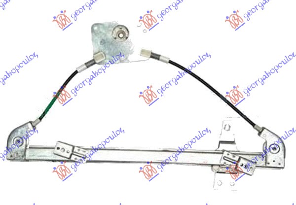 PODIZAC ZADNJEG PROZORA ELEKTRICNI (BEZ MOTORA) (A KVALITET) HYUNDAI i20 II (H/B) 2014-2018 (GB/IB)