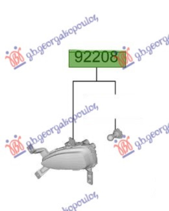 DNEVNO SVETLO (ORIGINALNI) HYUNDAI i20 II 2018-2020 (GB/IB)