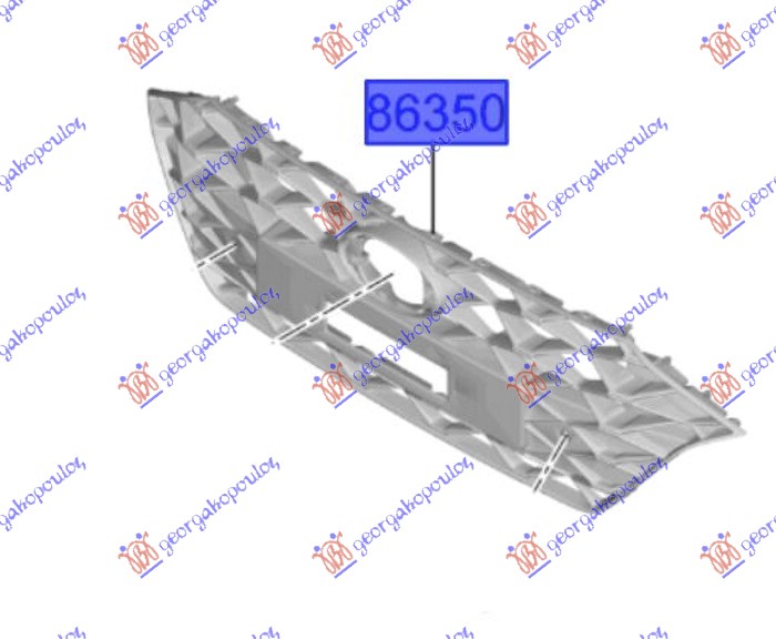 PVC MASKA SJAJ-CRNA (ORIGINALNI) HYUNDAI i20 III 2020-2024 (BC3/BI3)