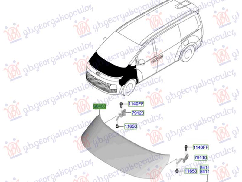 HAUBA HYUNDAI STARIA 2025- (US4)
