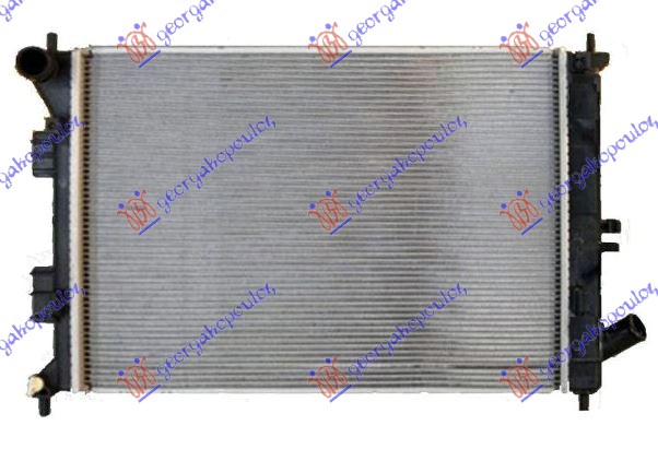 HLADNJAK MOTORA 1.4/1.6/1.8 BENZIN (MAN) (550x390x16) (VALEO) HYUNDAI ELANTRA 2011-2013 (MD/UD)