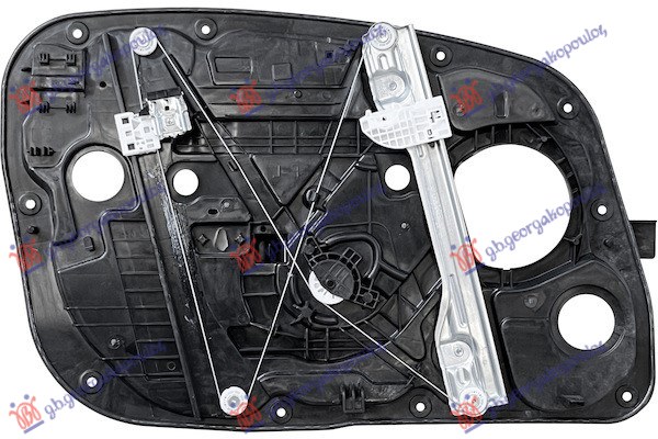 PODIZAC PREDNJEG PROZORA ELEKTRICNI (BEZ MOTORA) (SA NOSACEM) HYUNDAI i30 5D 2014-2017 (GD)