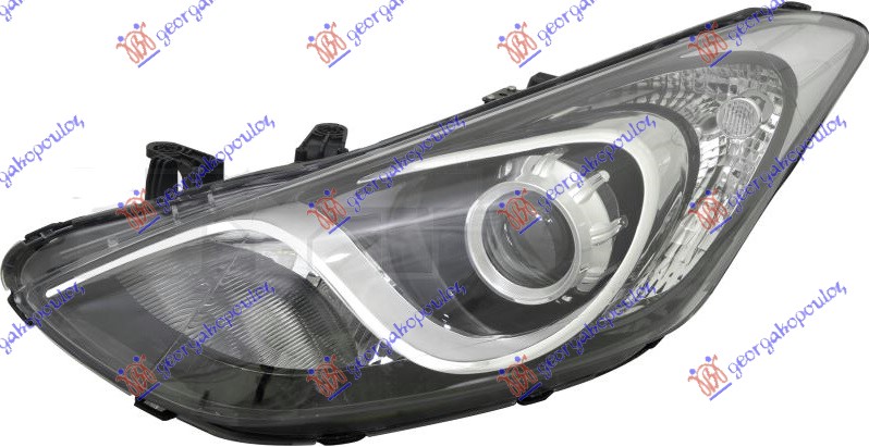 FAR ELEKTRICNI CRNI (SA PROJEKTOROM) SA MIGAVCEM (DEPO) HYUNDAI i30 5D 2014-2017 (GD)