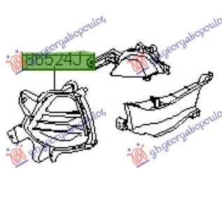 RESETKA PREDNJEG BRANIKA (LED DNEVNO SVETLO) (ORIGINALNI) HYUNDAI i30 HATCHBACK/TOURER 2017-2020 (PDE/PDEN)