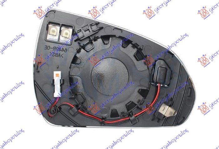 STAKLO RETROVIZORA SA GREJACEM (MRTAV UGAO) (ASFERICNO) HYUNDAI i30 HATCHBACK/TOURER 2017-2020 (PDE/PDEN)
