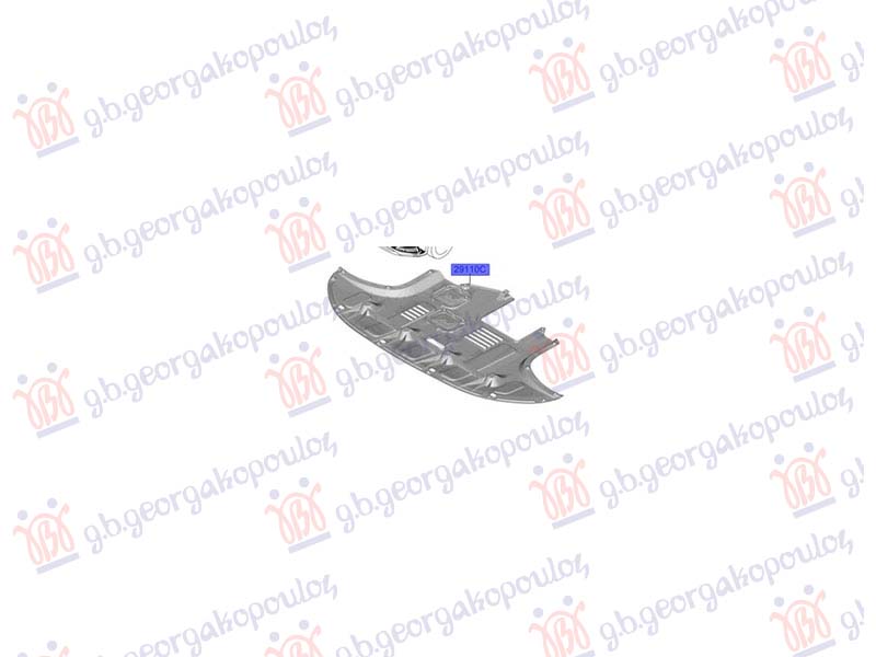 ZASTITA MOTORA PREDNJA PLASTICNA (ORIGINALNI) HYUNDAI i30 HATCHBACK 2020- (PDE/PD/PDEN)