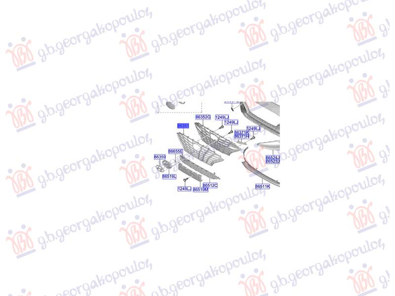 PVC MASKA HROM (ORIGINALNI) HYUNDAI i30 FASTBACK 2020- (PDE/PDEN)