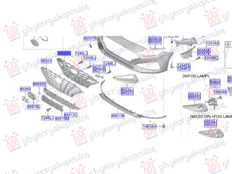 NOSAC PVC MASKE UNUTRASNJI HYUNDAI i30 HATCHBACK 2020- (PDE/PD/PDEN)