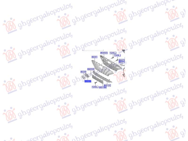 NOSAC ZNAKA NA MASCI (ORIGINALNI) HYUNDAI i30 FASTBACK 2020- (PDE/PDEN)