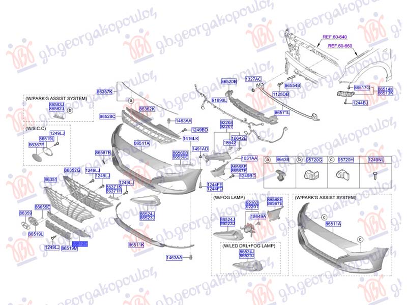 CENTRALNA RESETKA (ORIGINALNI) HYUNDAI i30 HATCHBACK 2020- (PDE/PD/PDEN)