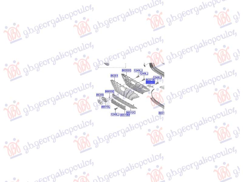 POKLOPAC NA PVC MASCI (ORIGINALNI) HYUNDAI i30 HATCHBACK 2020- (PDE/PD/PDEN)