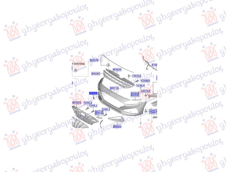 POKLOPAC KUKE PREDNJEG BRANIKA (ORIGINALNI) HYUNDAI i30 FASTBACK 2020- (PDE/PDEN)