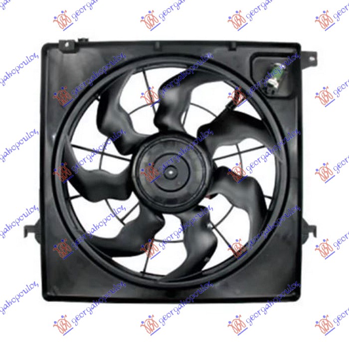 VENTILATOR KOMPLET (BENZIN/DIZEL) (460mm) BENZIN) HYUNDAI SANTA FE 2016-2018 (DM/DMA)