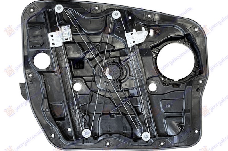 PODIZAC PREDNJEG PROZORA ELEKTRICNI (BEZ MOTORA) (SA NOSACEM) HYUNDAI SANTA FE 2012-2016 (DM/DMA)