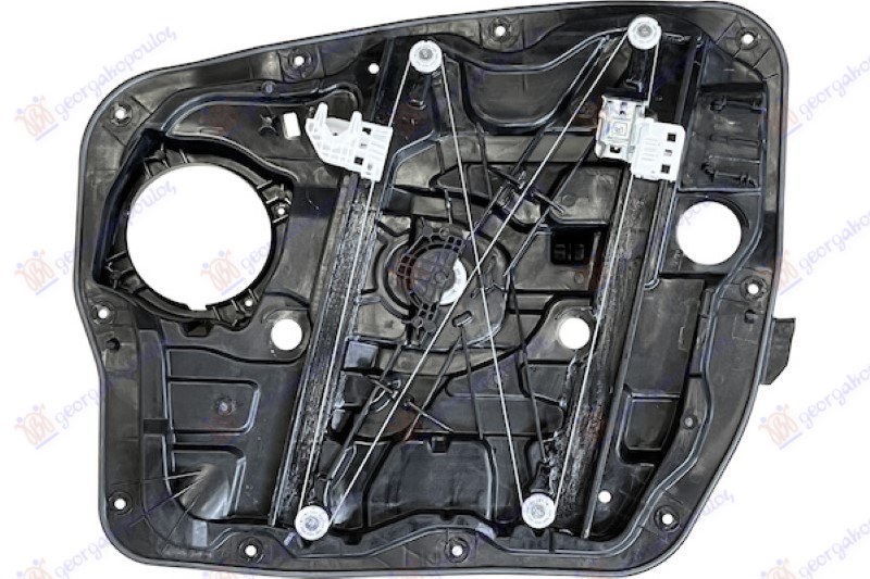 PODIZAC PREDNJEG PROZORA ELEKTRICNI (BEZ MOTORA) (SA NOSACEM) HYUNDAI SANTA FE 2012-2016 (DM/DMA)
