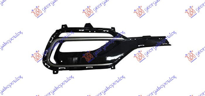 RESETKA PREDNJEG BRANIKA (SA MAGLENKOM) (HROM LAJSNA) HYUNDAI SANTA FE 2016-2018 (DM/DMA)