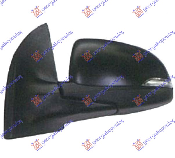 RETROVIZOR ELEKTRICNI SA GREJACEM PM (MIGAVAC) HYUNDAI i10 I 2010-2013 (PA)