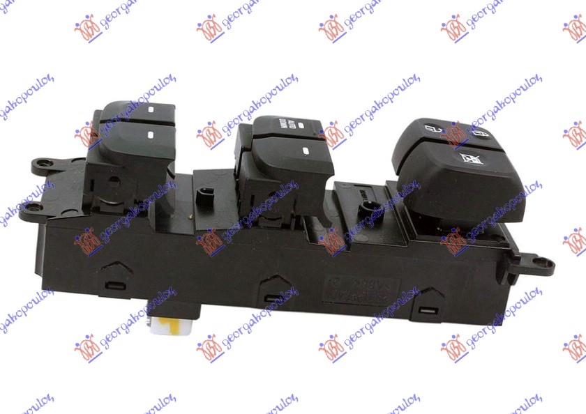 PREKIDAC U PREDNJIM VRATIMA (4 TASTERA) (18 PIN) HYUNDAI i10 II 2013-2016 (BA/IA)