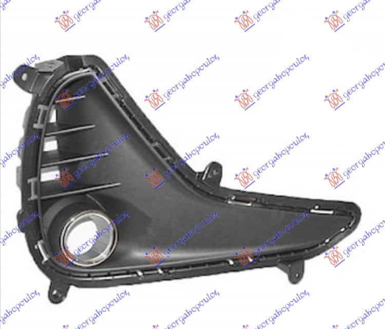 RESETKA PREDNJEG BRANIKA (SA MAGLENKOM) (ORIGINALNI) HYUNDAI i10 II 2016-2019 (BA/IA)