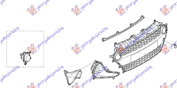 DNEVNO SVETLO LED (ORIGINALNI) HYUNDAI i10 II 2016-2019 (BA/IA)