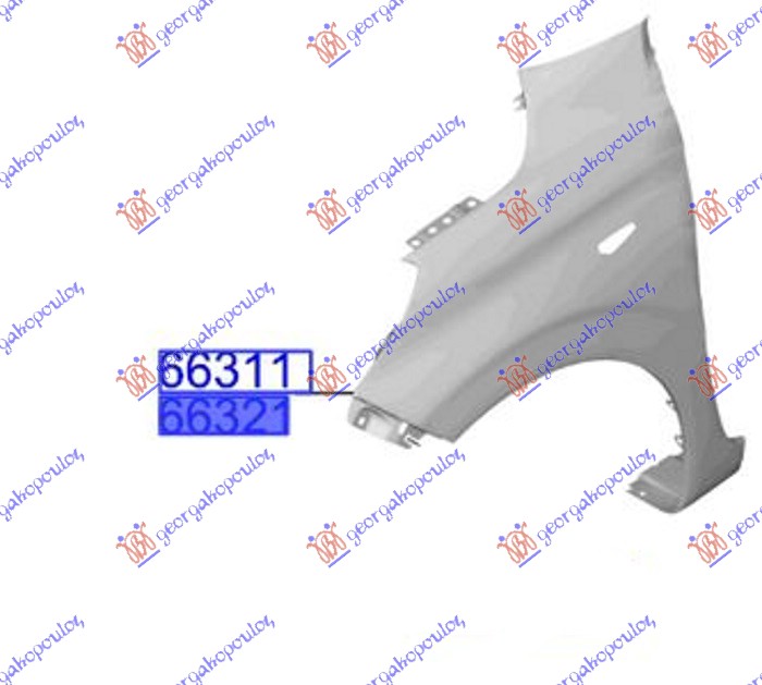 BLATOBRAN (SA OTVOROM ZA MIGAVAC) HYUNDAI i10 III 2019-2023 (AC3/AI3)