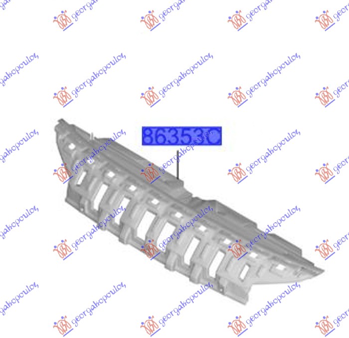 POKLOPAC VEZNOG LIMA GORNJI PLASTICNI (ORIGINALNI) HYUNDAI i10 III 2023- (AC3/AI3)