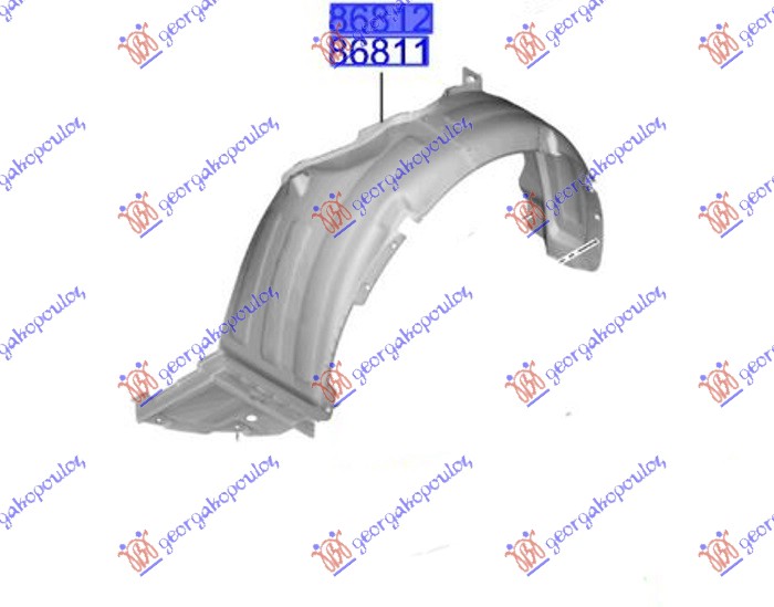 POTKRILO PLASTICNO HYUNDAI i10 III 2023- (AC3/AI3)
