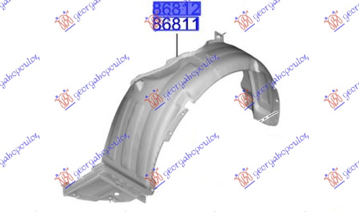POTKRILO PLASTICNO HYUNDAI i10 III 2023- (AC3/AI3)