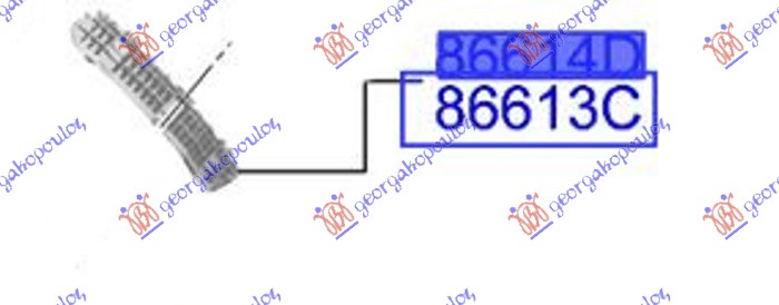 NOSAC ZADNJEG BRANIKA BOCNI (ORIGINALNI) HYUNDAI i10 III 2023- (AC3/AI3)
