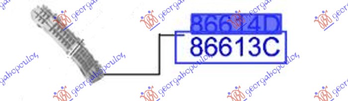 NOSAC ZADNJEG BRANIKA BOCNI (ORIGINALNI) HYUNDAI i10 III 2023- (AC3/AI3)
