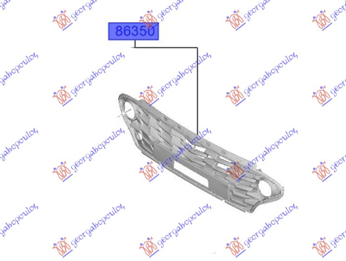 PVC MASKA (ORIGINALNI) HYUNDAI i10 III 2019-2023 (AC3/AI3)