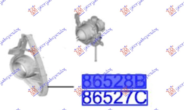 RESETKA PREDNJEG BRANIKA SPOLJASNJA (SA MAGLENKOM) (ORIGINALNI) HYUNDAI i10 III 2019-2023 (AC3/AI3)