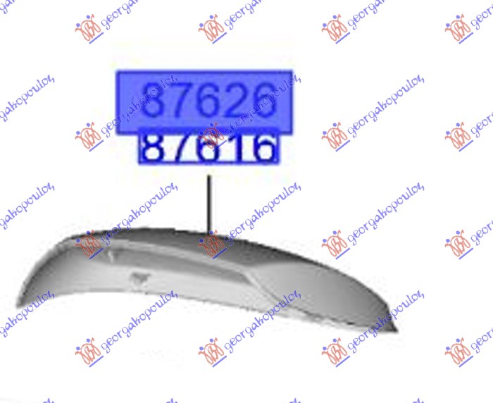 POKLOPAC RETROVIZORA (ORIGINALNI) HYUNDAI i10 III 2023- (AC3/AI3)