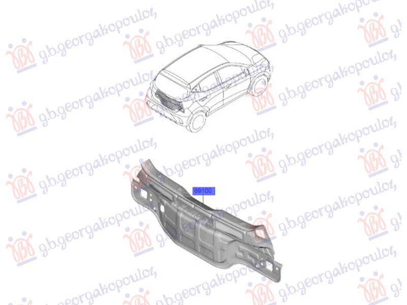 ZADNJI VEZNI LIM (ORIGINALNI) HYUNDAI i10 III 2023- (AC3/AI3)