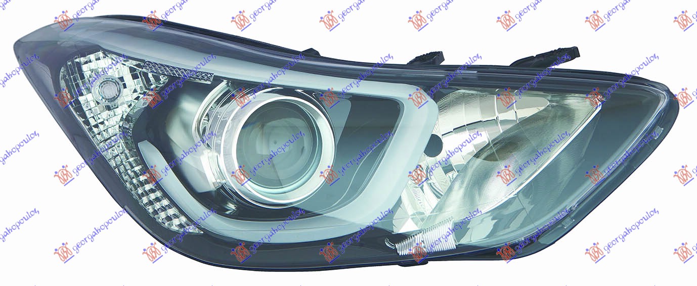 FAR ELEKTRICNI (HB3/H7) SA LED DNEVNIM SVETLOM (DEPO) HYUNDAI ELANTRA 2013-2015 (MD/UD)