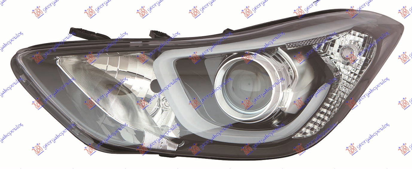 FAR ELEKTRICNI (HB3/H7) SA LED DNEVNIM SVETLOM (DEPO) HYUNDAI ELANTRA 2013-2015 (MD/UD)