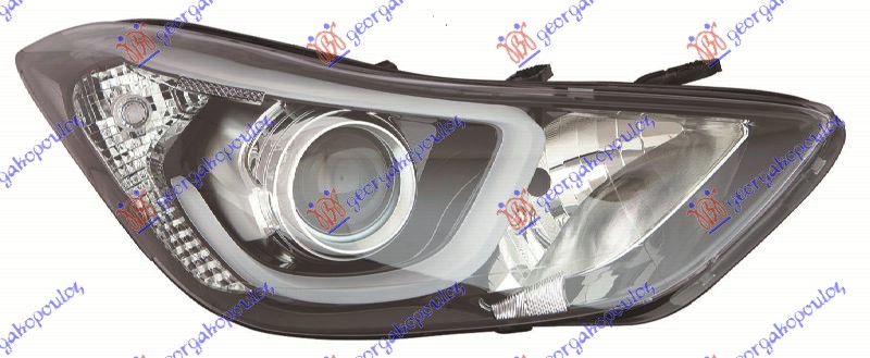 FAR XENON SA LED DNEVNIM SVETLOM (DEPO) HYUNDAI ELANTRA 2013-2015 (MD/UD)