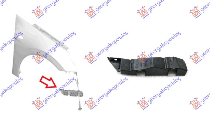 NOSAC PREDNJEG BRANIKA BOCNI PLASTICNI HYUNDAI ELANTRA 2021- (CN7)
