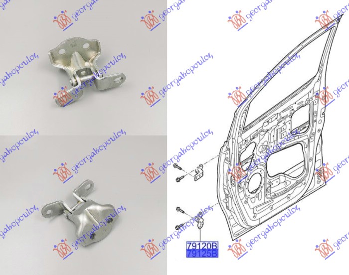 SARKA PREDNJIH VRATA DONJA HYUNDAI H1 STAREX 2007-2018 (A1)