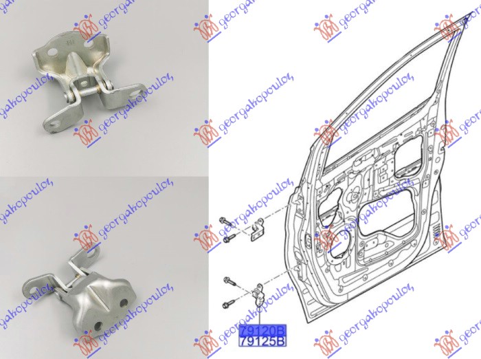 SARKA PREDNJIH VRATA DONJA HYUNDAI H1 STAREX 2007-2018 (A1)