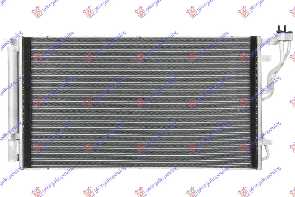 HLADNJAK KLIME 1.7 CRDi (538x383x16) HYUNDAI i40 2011- (VF)