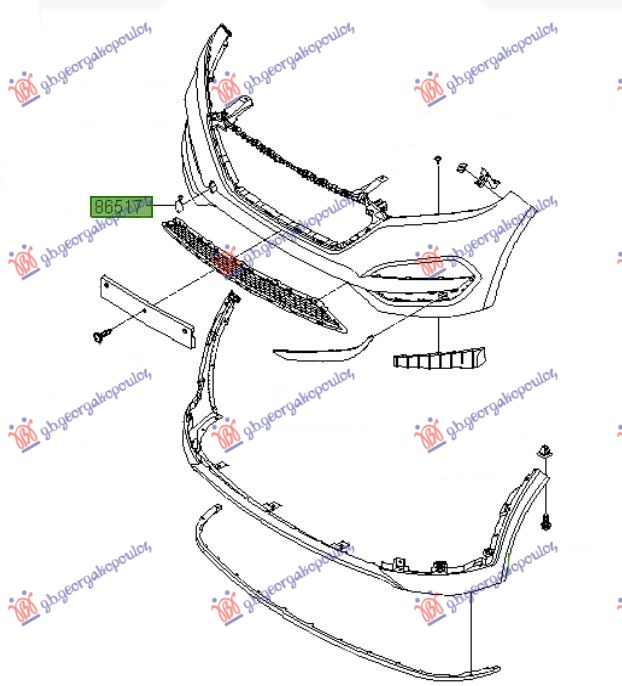 POKLOPAC KUKE PREDNJEG BRANIKA (ORIGINALNI) HYUNDAI TUCSON II 2015-2018 (TL/TLE)