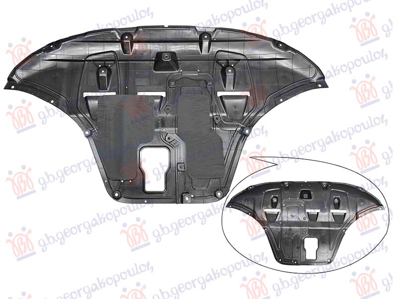 ZASTITA MOTORA ISPOD BRANIKA (1.6L DIZEL) HYUNDAI TUCSON III 2020-2024 (NX4E/NX4A)
