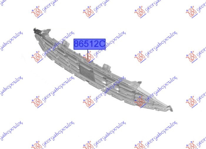 CENTRALNA RESETKA (ORIGINALNI) HYUNDAI TUCSON III 2020-2024 (NX4E/NX4A)