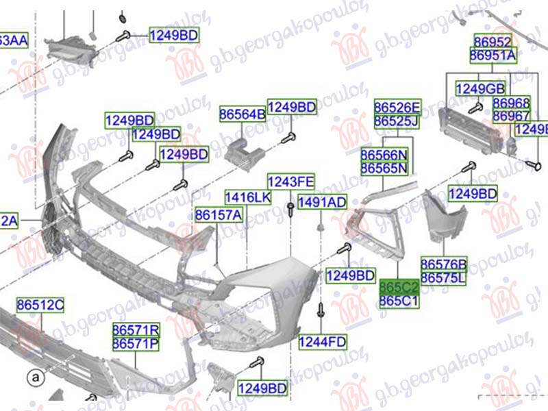 OKVIR FARA (ORIGINALNI) HYUNDAI TUCSON III 2024- (NX4E/NX4A)