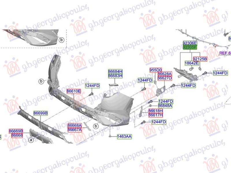 ZADNJA MAGLENKA HYUNDAI TUCSON III od 2024 (ORIGINALNI) (NX4E/NX4A)