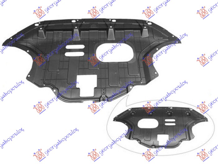 ZASTITA MOTORA PLASTICNA HYUNDAI KONA 2017-2020 (0S/0SE/0SI)