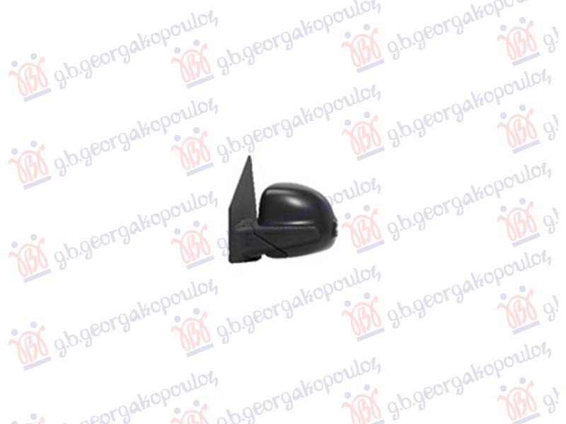 RETROVIZOR ELEKTRICNI SA GREJACEM CRNI (MIGAVAC) (6 PIN) (ASFERICNO STAKLO) HYUNDAI KONA 2017-2020 (0S/0SE/0SI)