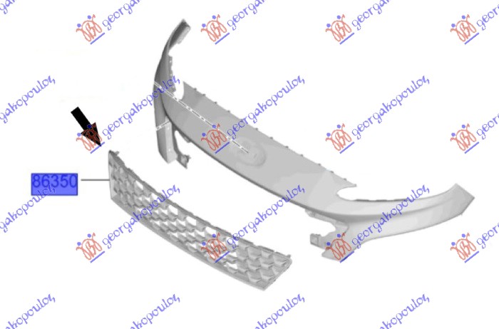 PVC MASKA HYUNDAI KONA 2020-2023 (0S/0SE/0SI)
