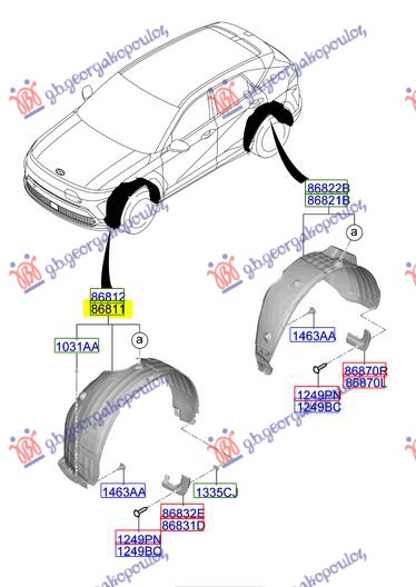 POTKRILO PLASTICNO HYUNDAI KONA 2023- (SX2)